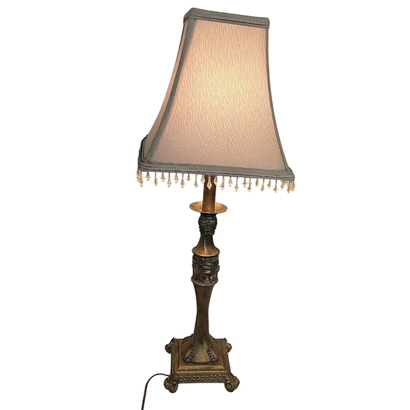 Vintage Bell shade Beige Lampshade Victorian - Picture 1 of 3